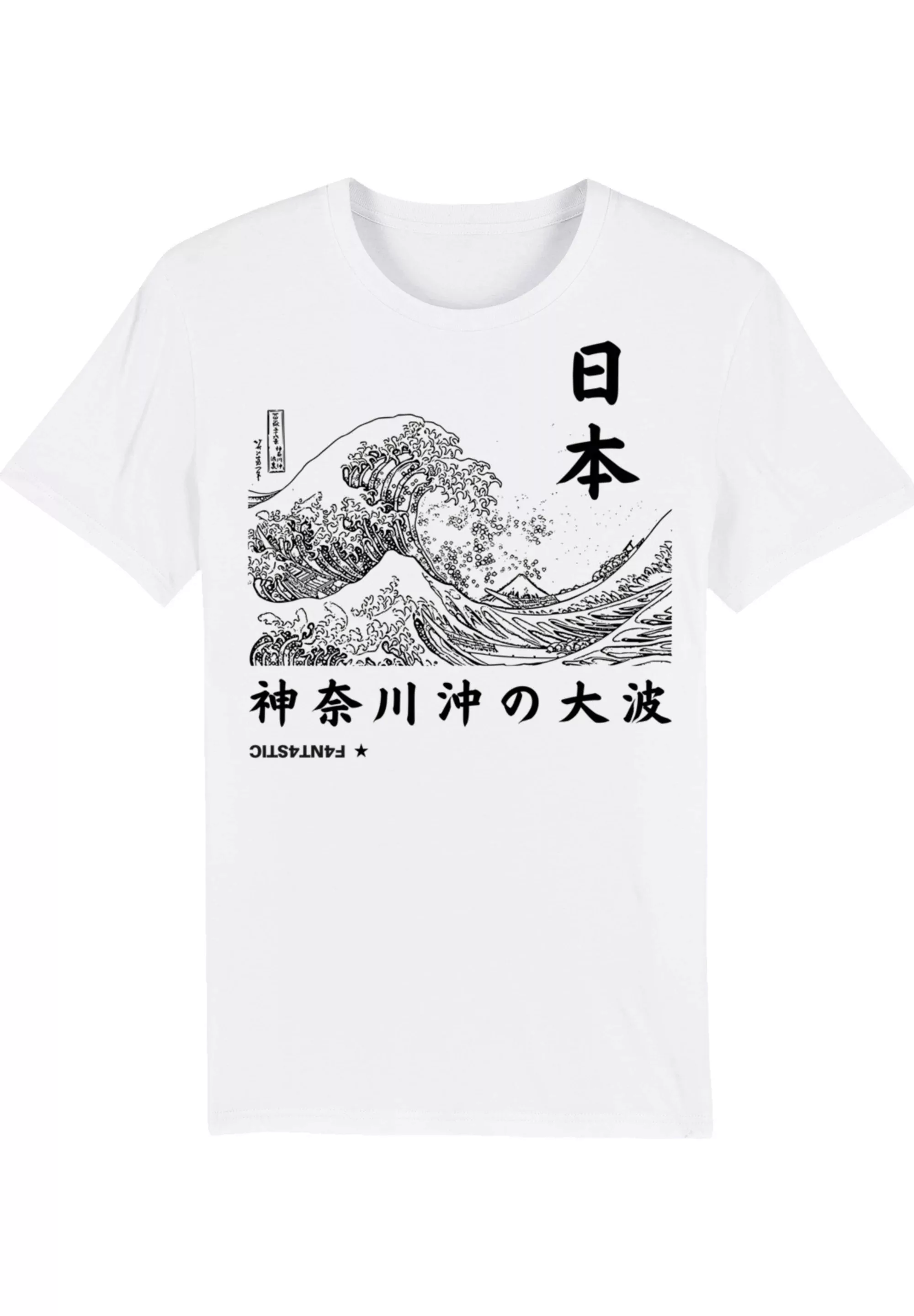 F4NT4STIC T-Shirt "Kanagawa Welle Japan", Print günstig online kaufen