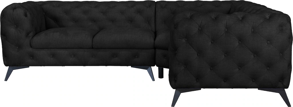 Leonique Chesterfield-Sofa "Glynis L-Form" günstig online kaufen