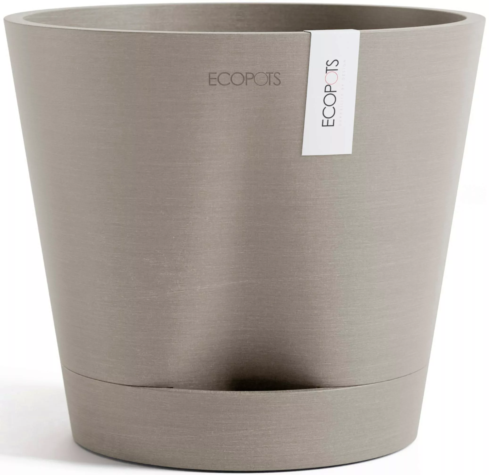 ECOPOTS Blumentopf "Venice 2 20 Taupe", für den Innenbereich günstig online kaufen