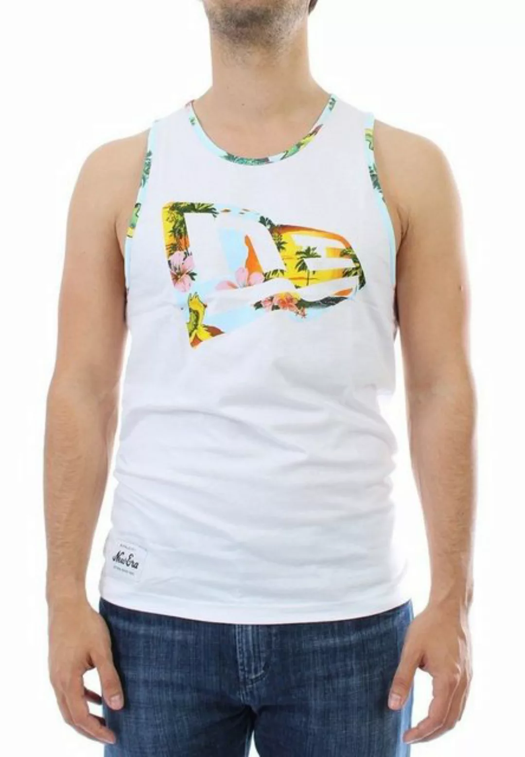 New Era T-Shirt New Era Tank Men - ISLAND GRAPHIC - White günstig online kaufen