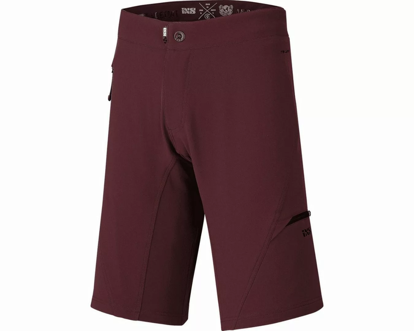 IXS Fahrradhose Carve Evo Shorts raisin günstig online kaufen