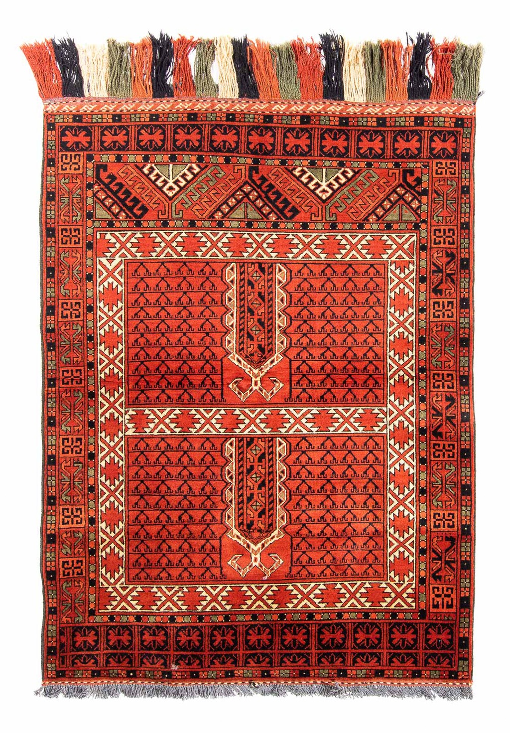 morgenland Orientteppich »Afghan - 174 x 118 cm - rost«, rechteckig, Wohnzi günstig online kaufen