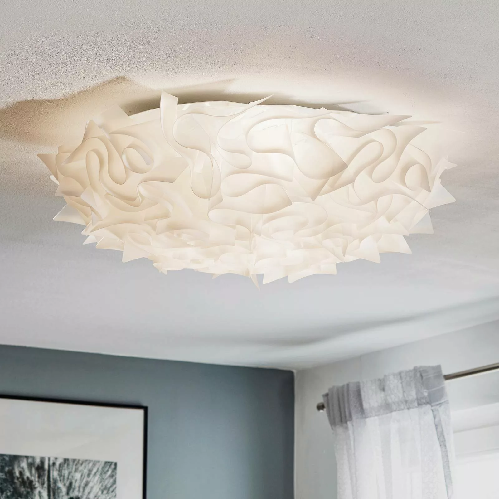 Slamp Veli Designer-Deckenleuchte, Ø 78cm, opal günstig online kaufen