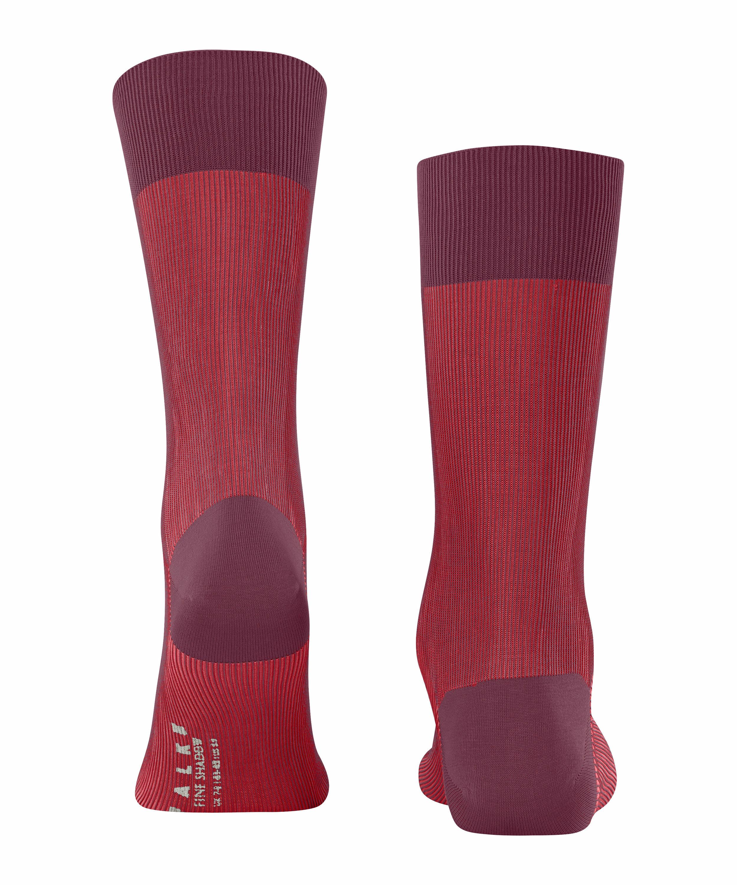 FALKE Fine Shadow Herren Socken, 43-44, Rosa, Rippe, Baumwolle, 13141-84090 günstig online kaufen