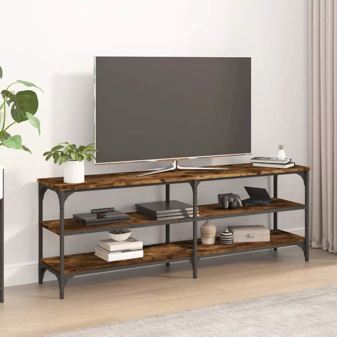 Vidaxl Tv-schrank Räuchereiche 140x30x50 Cm Holzwerkstoff günstig online kaufen