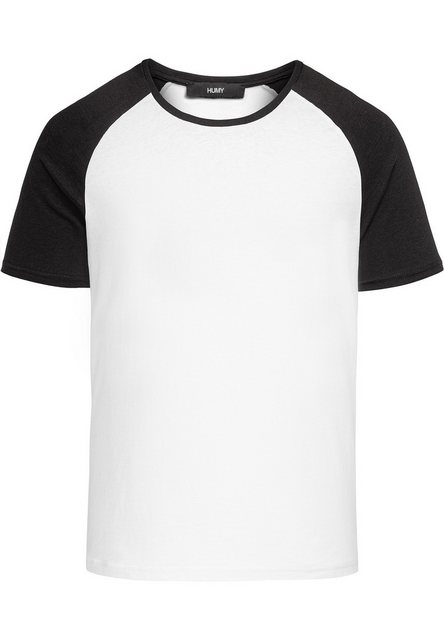 Amaci&Sons T-Shirt SALEM Basic Raglan T-Shirt mit Rundhalsausschnitt Herren günstig online kaufen