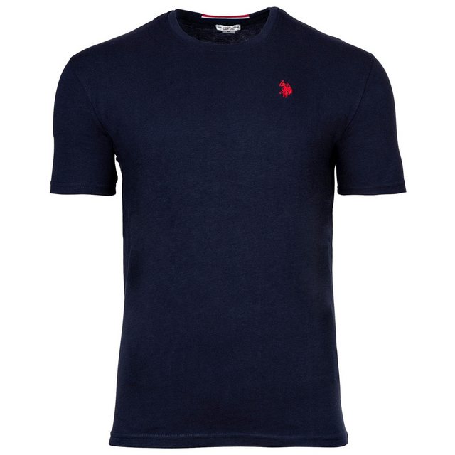 U.S. Polo Assn T-Shirt Herren T-Shirt - Rundhals, Logo-Stickerei günstig online kaufen