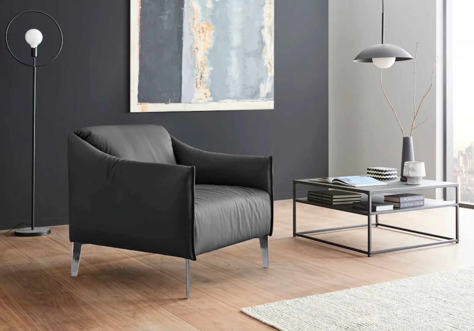 W.SCHILLIG Cocktailsessel "sally Designsessel, Loungesessel,", mit Metall-W günstig online kaufen