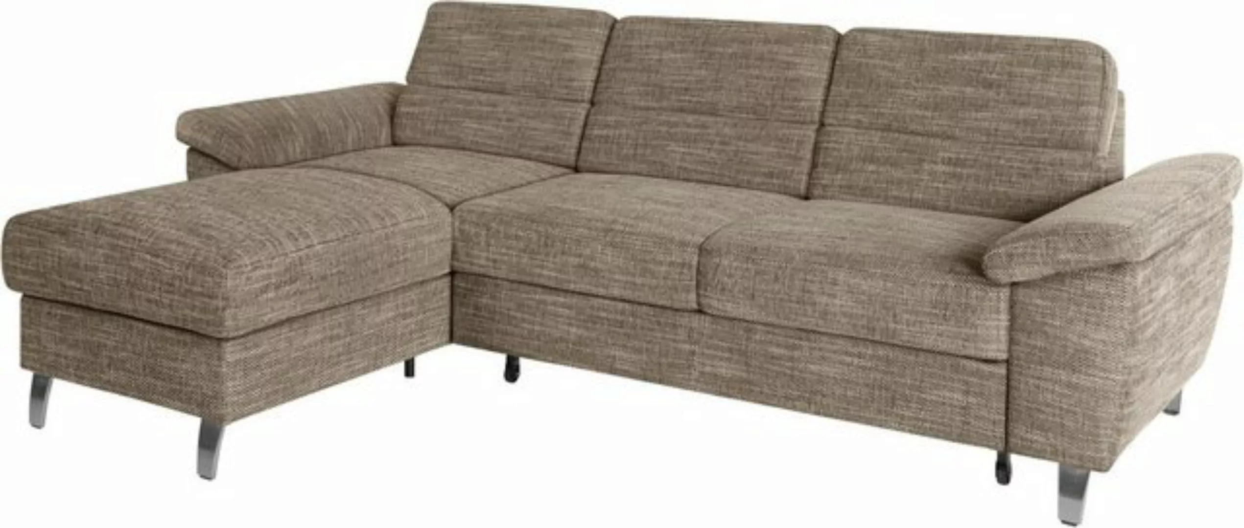 sit&more Ecksofa "Sorano L-Form", wahlweise mit Bettfunktion und Bettkasten günstig online kaufen