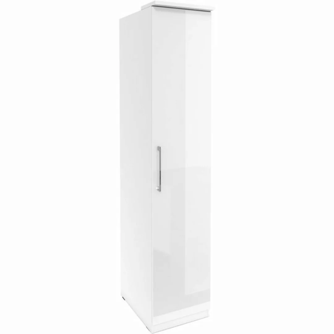 Schrank mit Einlegeböden OLMO-83 in weiß mit Front in Hochglanz, B/H/T: ca. günstig online kaufen
