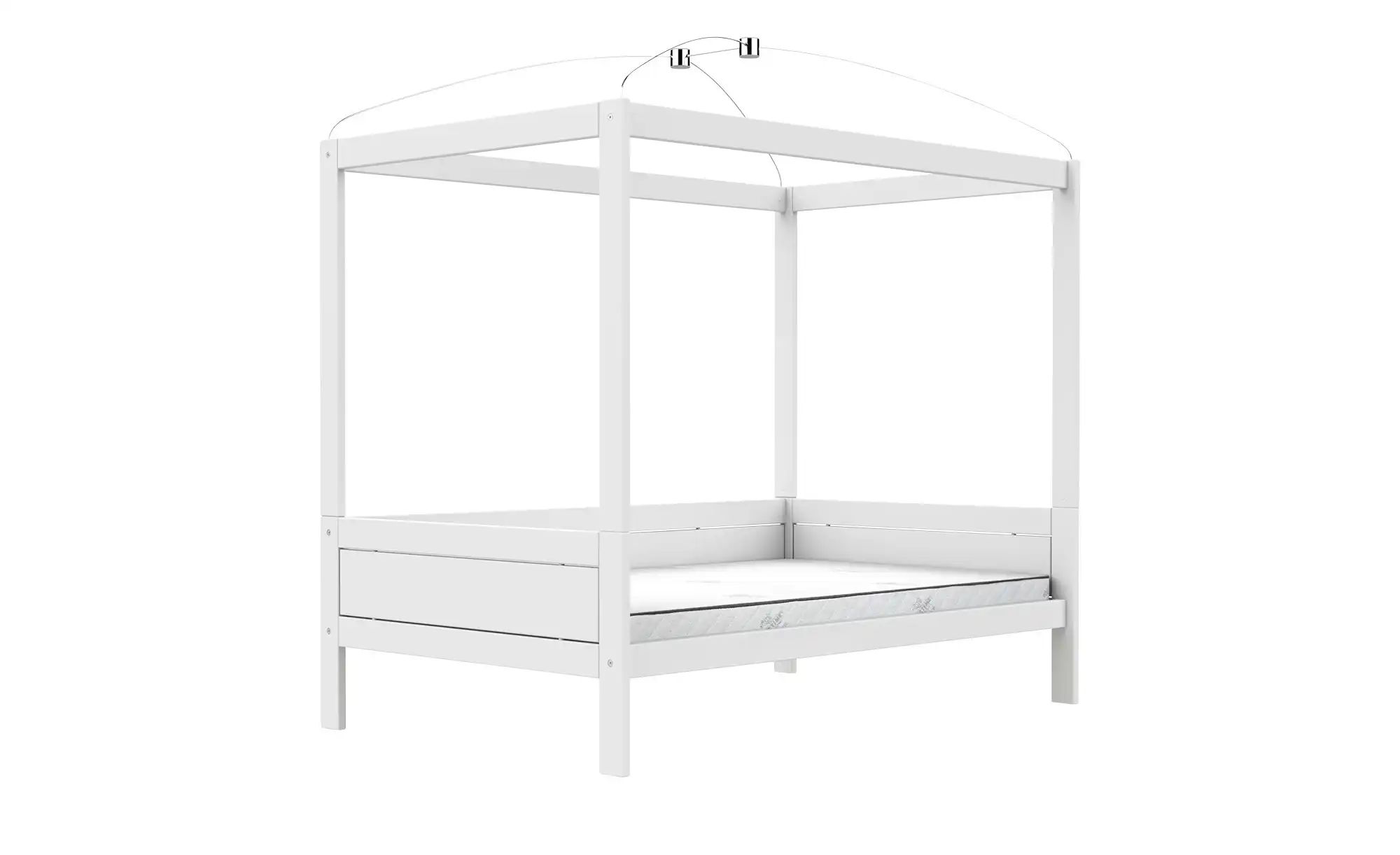 Lifetime Himmelbett 120cm  Basis ¦ weiß ¦ Maße (cm): B: 207 H: 210 T: 132.0 günstig online kaufen