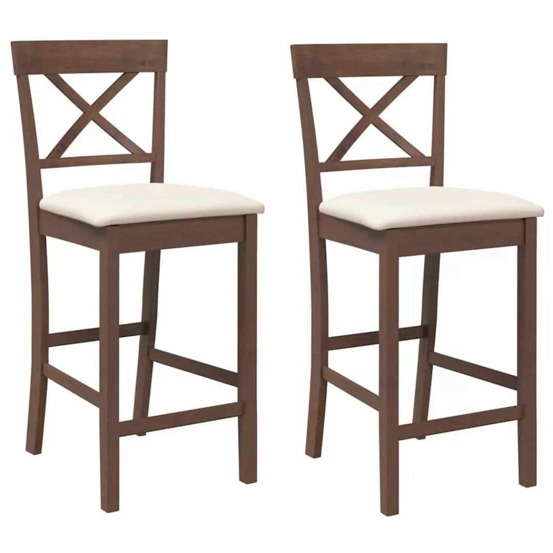 vidaXL Barhocker Barhocker mit Kissen 2 günstig online kaufen