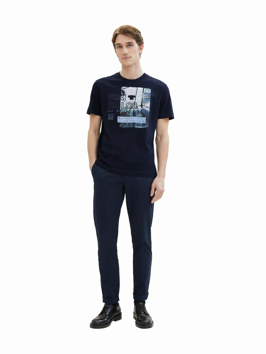Tom Tailor Herren T-Shirt PHOTOPRINT - Regular Fit günstig online kaufen
