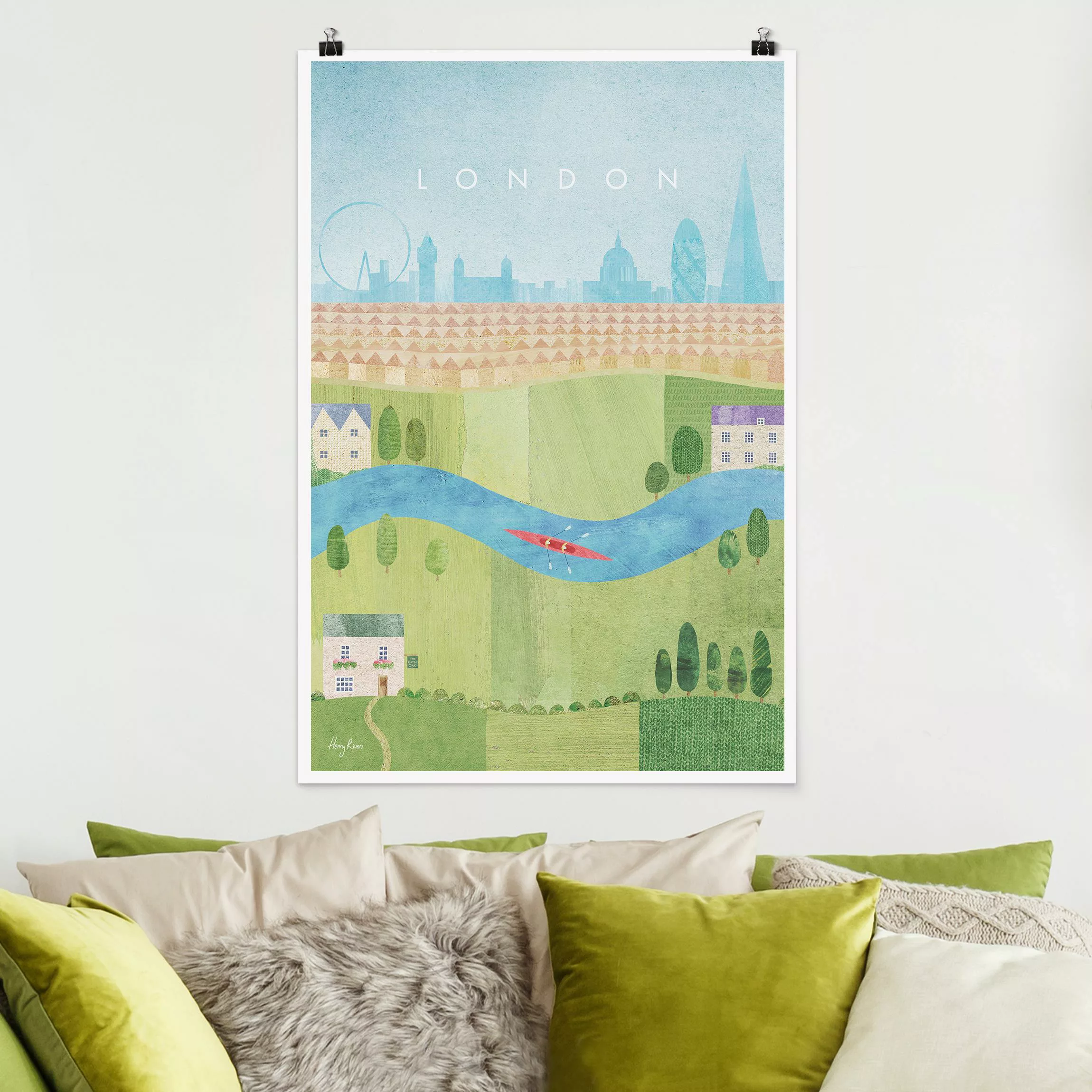 Poster Reiseposter - London II günstig online kaufen