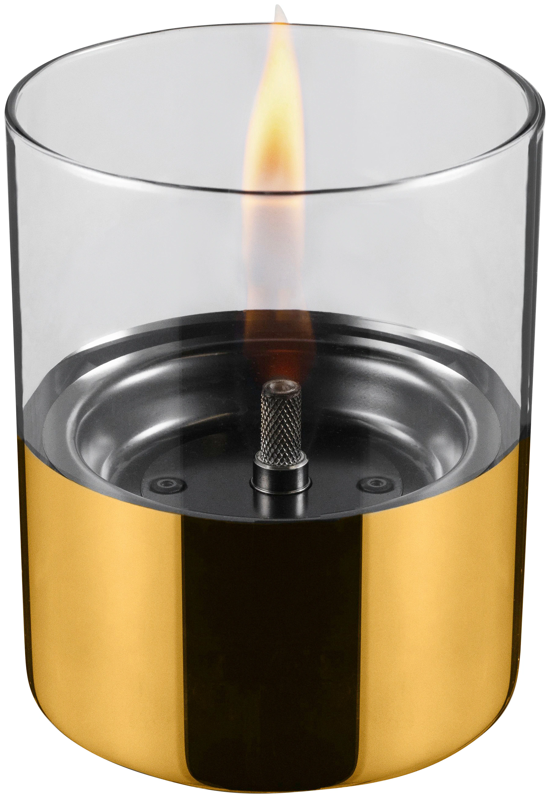 Tenderflame Tischfeuer Lilly Gold Glas 250 ml günstig online kaufen