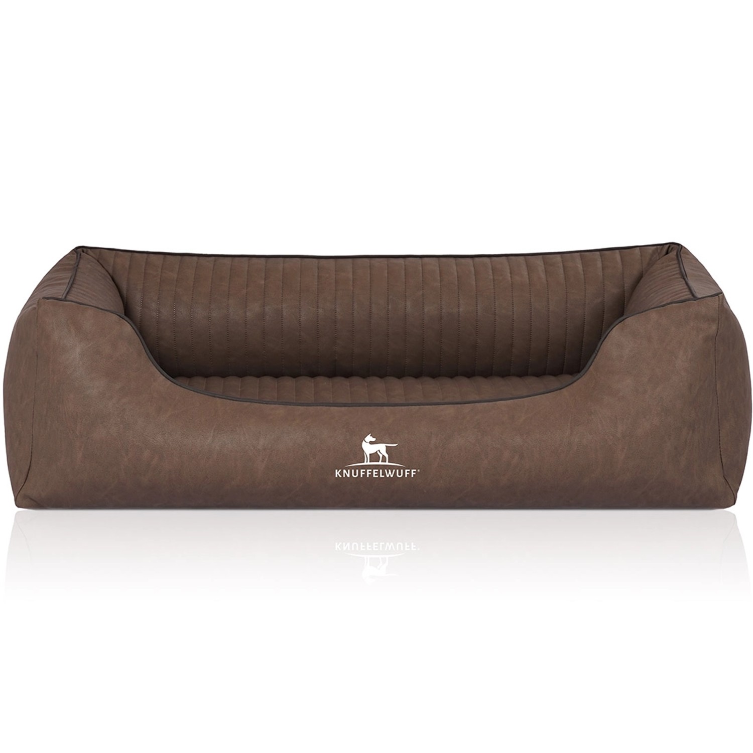 Knuffelwuff Hundebett Chesapeake Orthopädisch Kunstleder XXL 120 x 85cm Bra günstig online kaufen