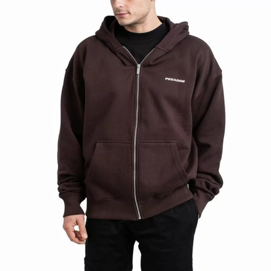 Pegador Sweatjacke Pegador Colne Logo Oversized Zip Hoodie günstig online kaufen