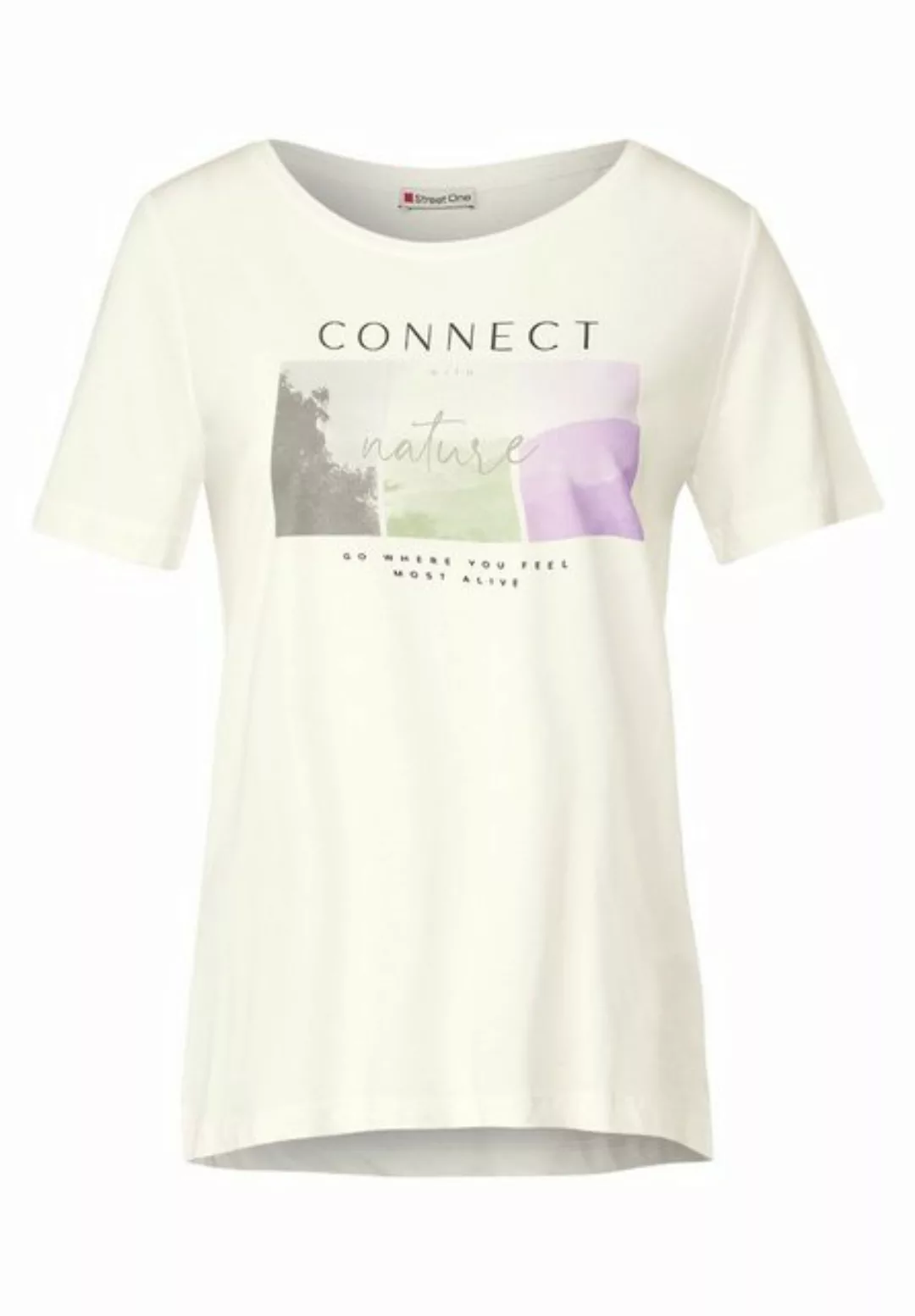 STREET ONE T-Shirt, mit Fotoprint und Wording günstig online kaufen