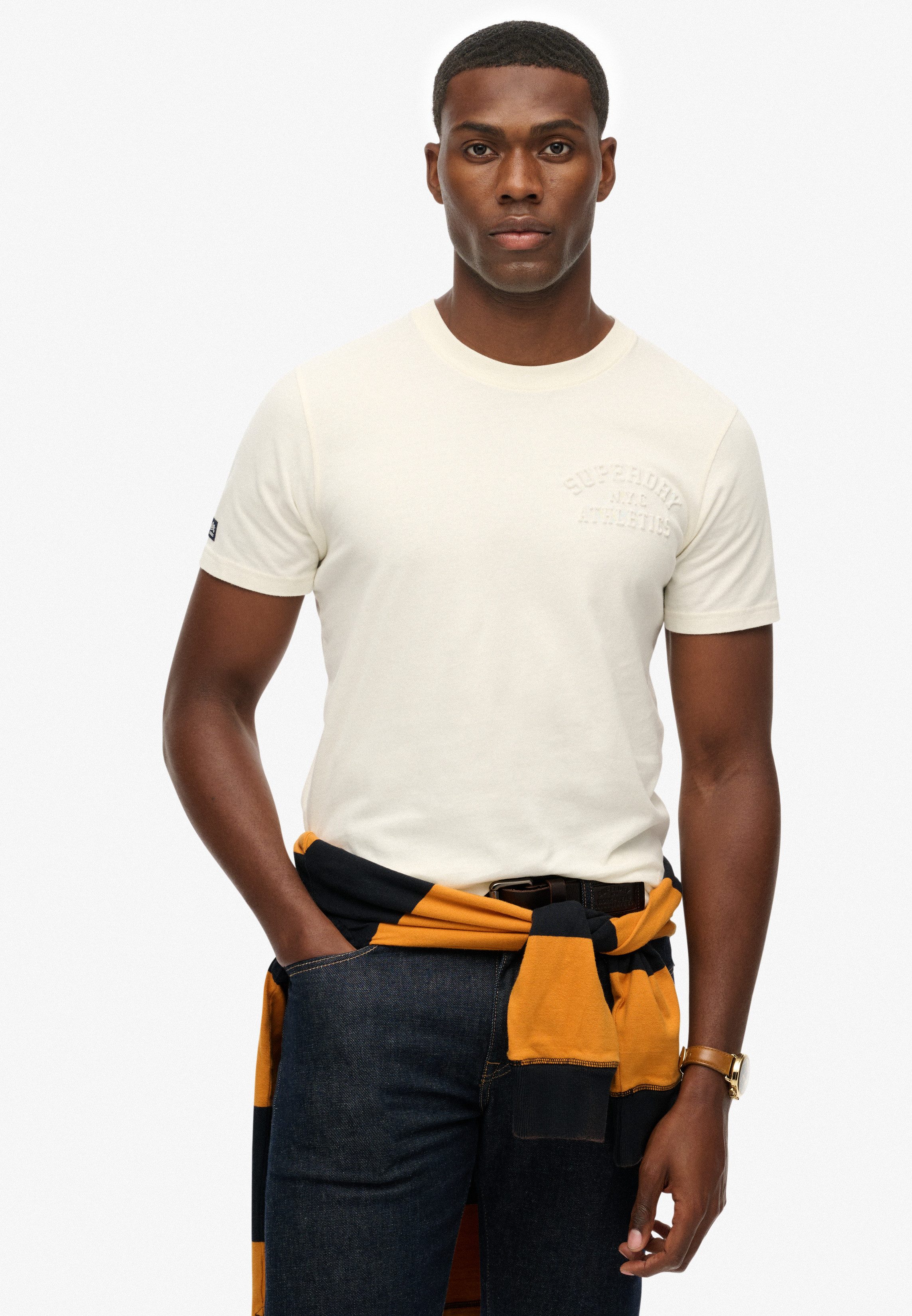 Superdry Rundhalsshirt ATHLETIC EMBOSS RELAXED TEE günstig online kaufen