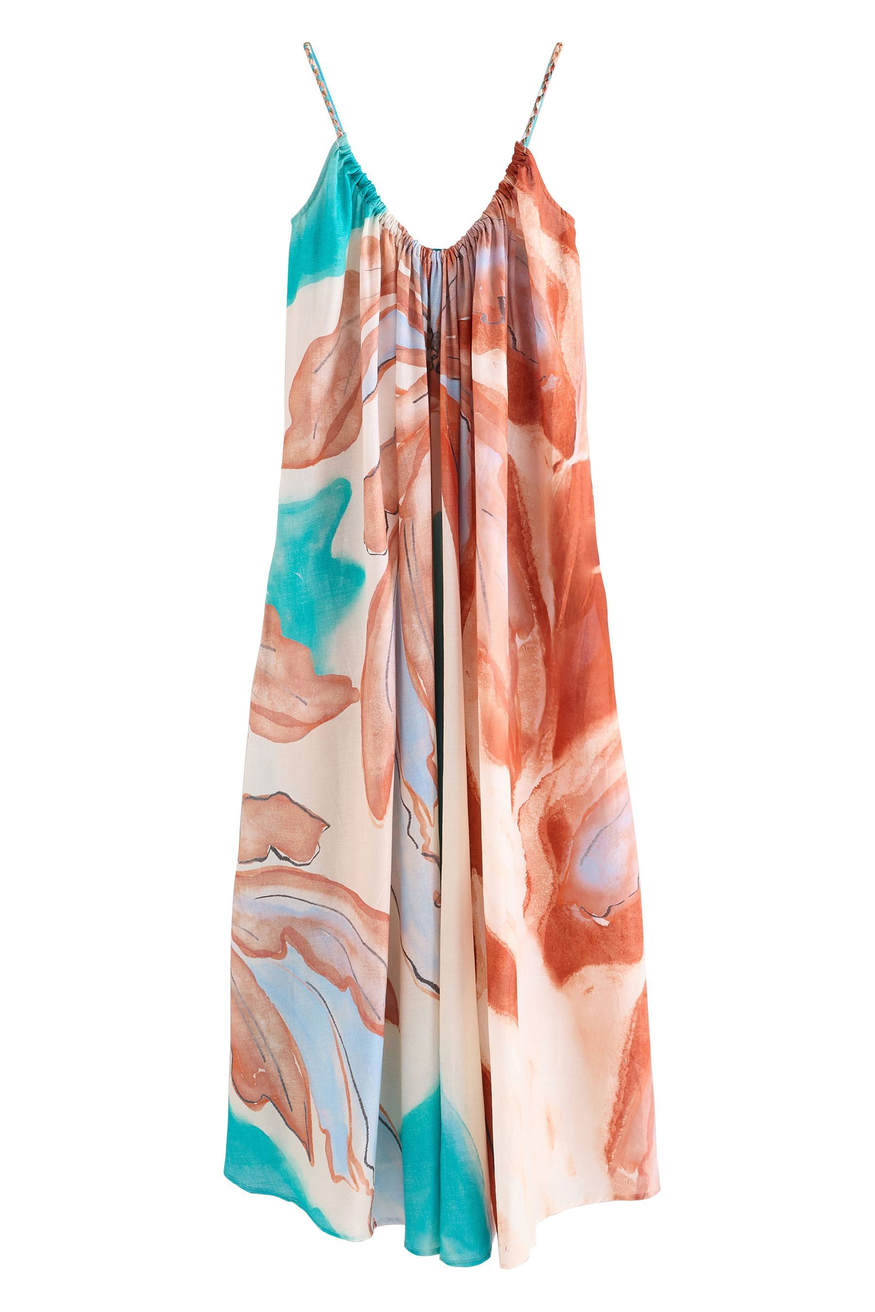 Next Strandkleid Voluminöses Maxikleid aus 100 % günstig online kaufen