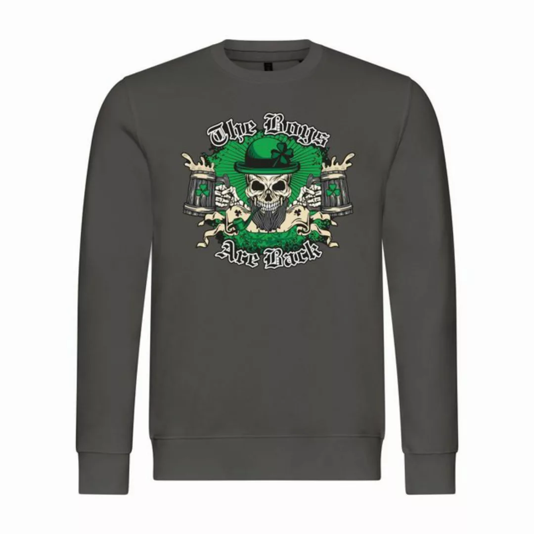 deinshirt Rundhalspullover Herren Pullover The Boys are back Mit Print Moti günstig online kaufen