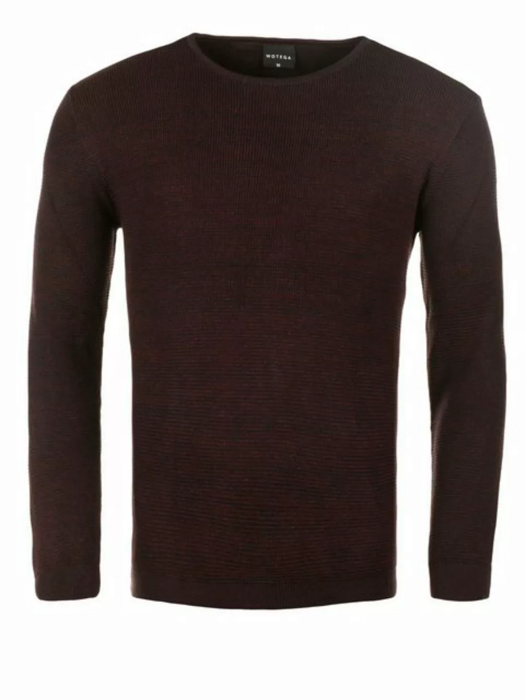 WOTEGA Strickfleece-Pullover WOTEGA - Structured Mouline Crew Neck günstig online kaufen