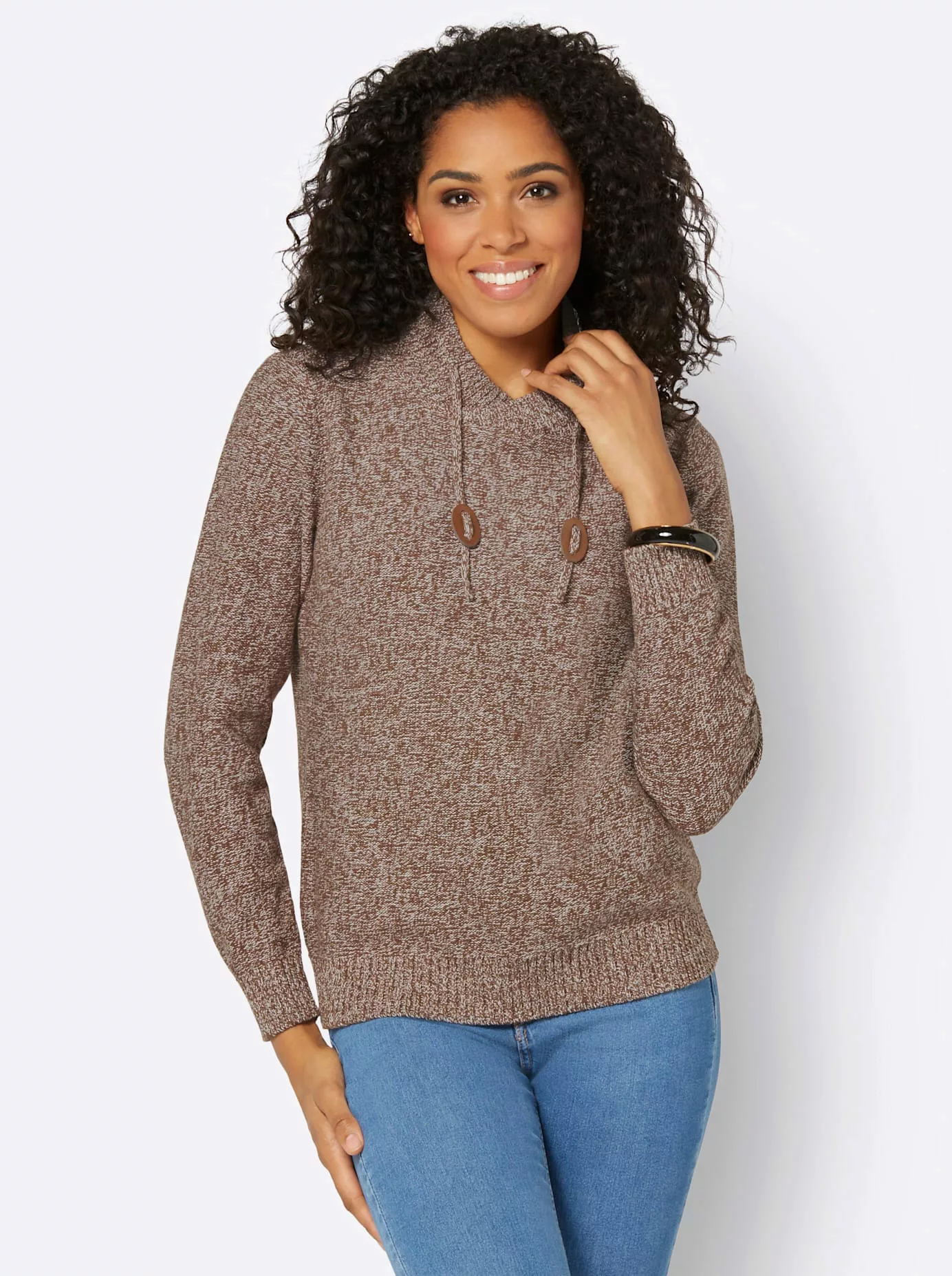 Casual Looks Stehkragenpullover "Pullover" günstig online kaufen