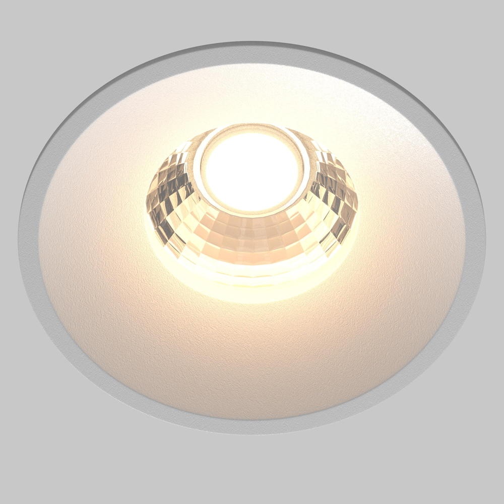 LED Einbauleuchte Round in Weiß 12W 920lm 80mm günstig online kaufen