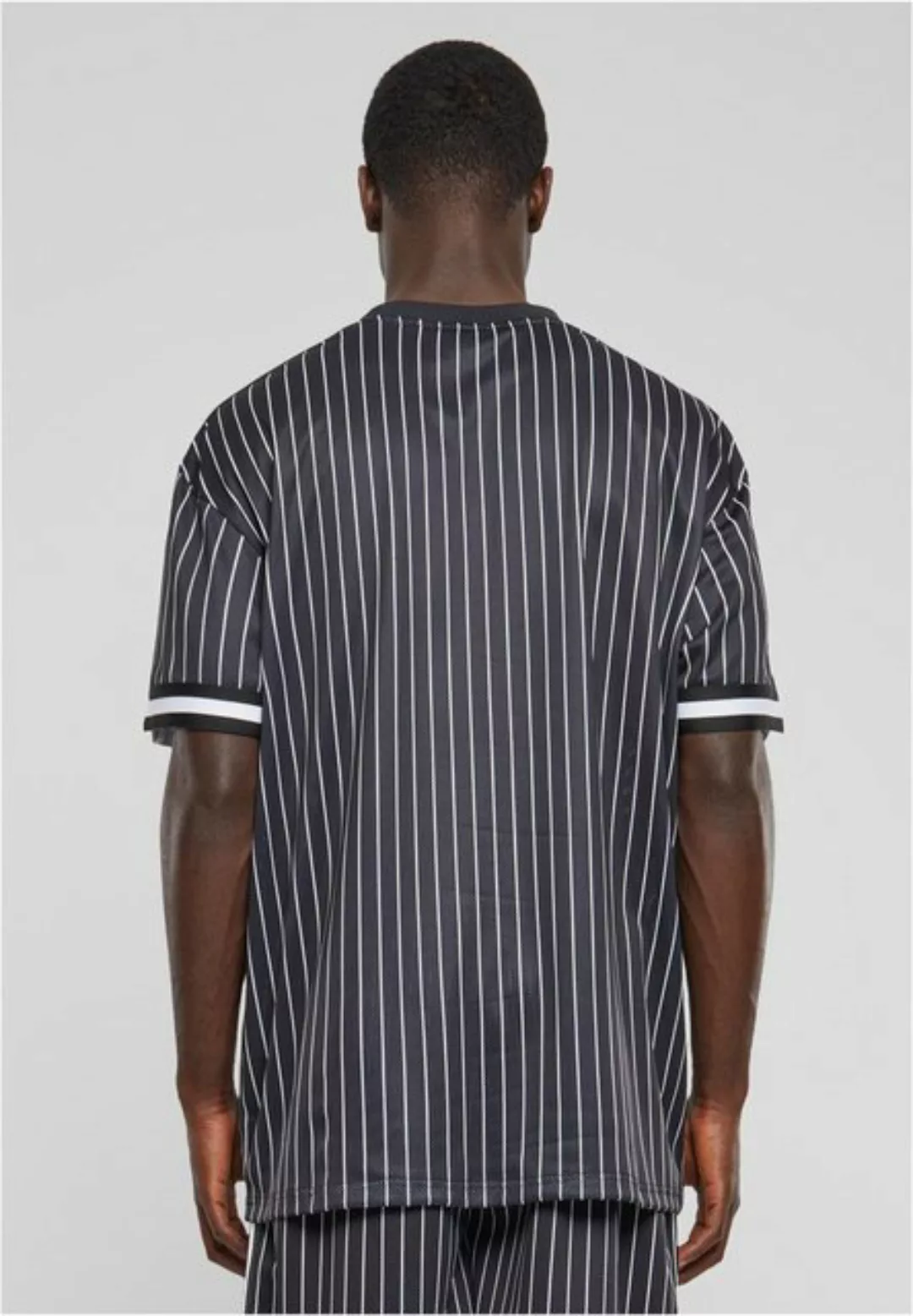 URBAN CLASSICS T-Shirt Oversized Striped Mesh Tee günstig online kaufen