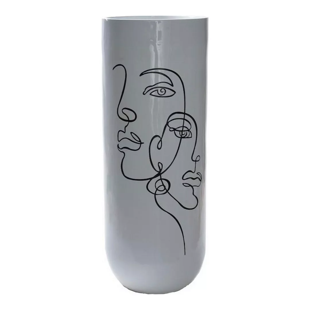 Vase Dkd Home Decor Abstrakt Weiß Harz Moderne (35 X 35 X 90 Cm) günstig online kaufen