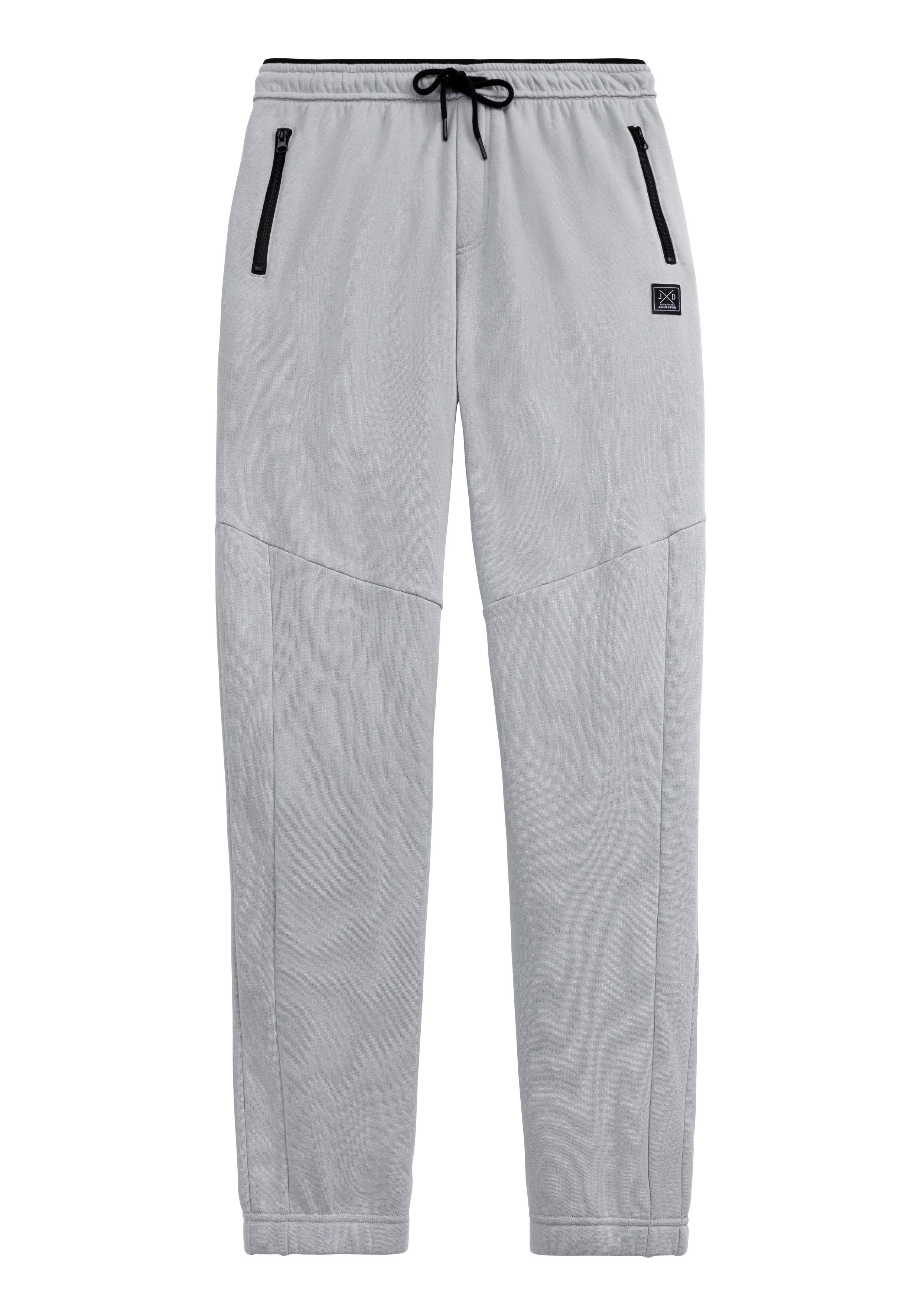 John Devin Sweathose, Jogginghose mit seitlichen Taschen und Bindeband aus günstig online kaufen