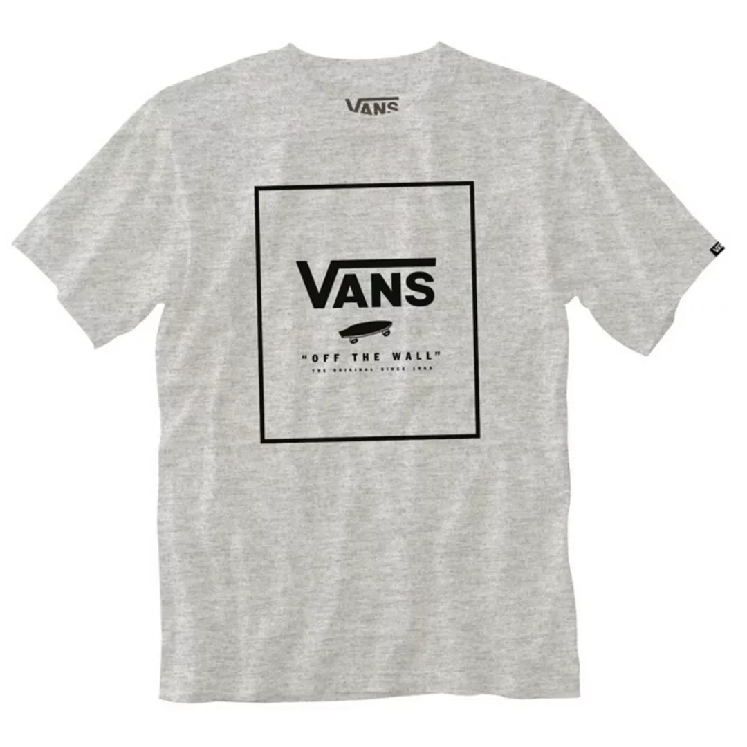 Vans Classic Kurzärmliges T-shirt Mit Box-print L Athletic Heather / Black günstig online kaufen