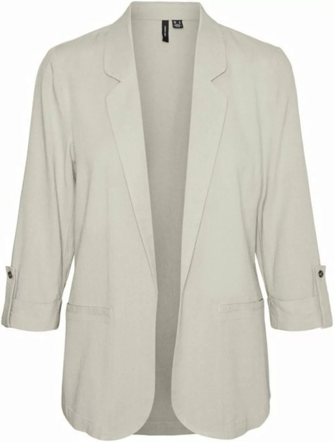 Vero Moda Kurzblazer VMJESMILO 3/4 LOOSE BLAZER WVN GA NOOS mit Leinen günstig online kaufen