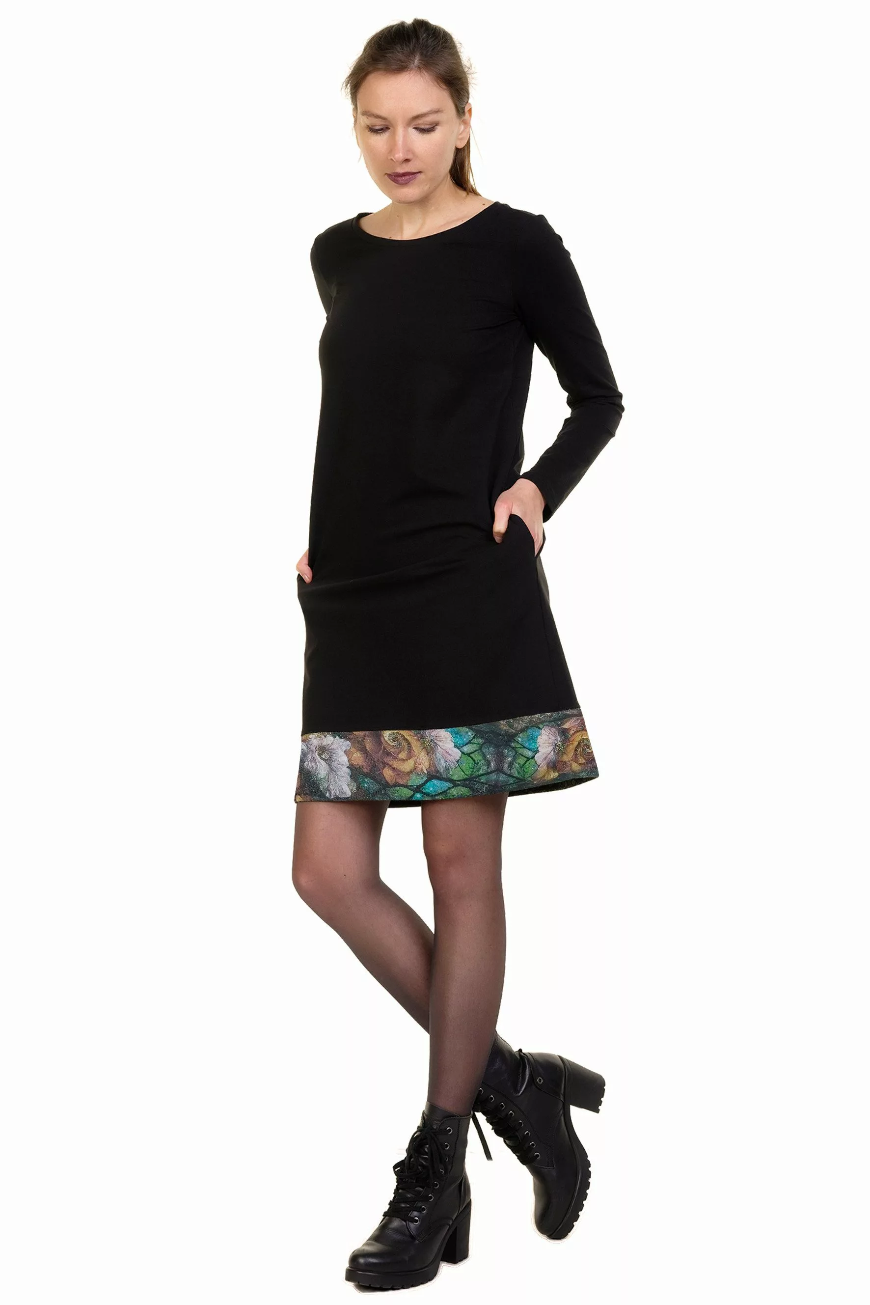 3Elfen A-Linien-Kleid A Linien Kleid langarm günstig online kaufen
