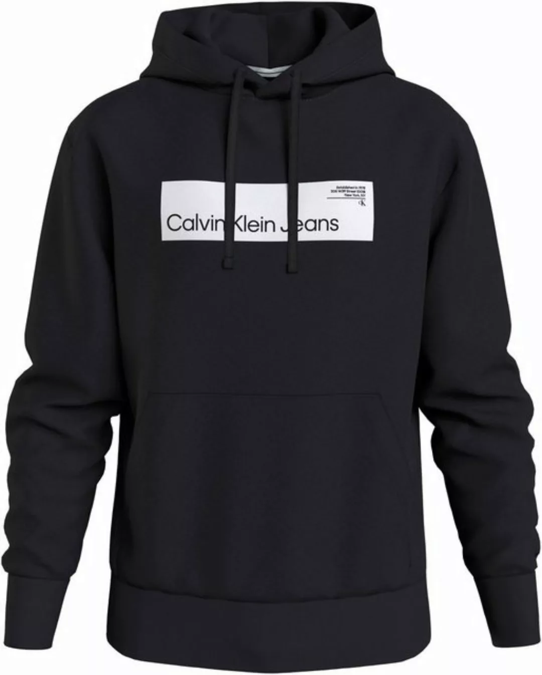 Calvin Klein Jeans Plus Kapuzensweatshirt PLUS HYPER REAL BOX LOGO HOODIE günstig online kaufen