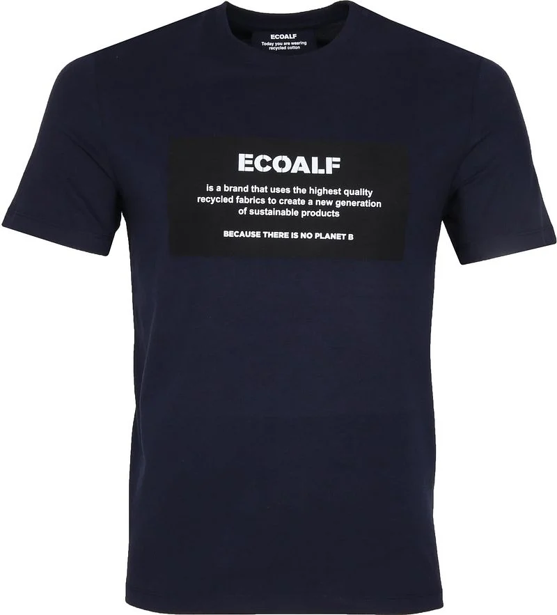 Ecoalf Natal T-Shirt Label Dunkelblau - Größe XXL günstig online kaufen