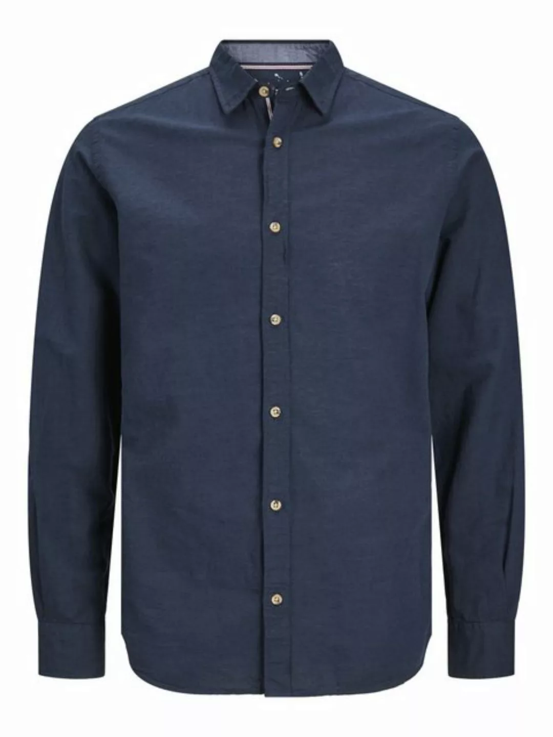 Jack & Jones Langarmhemd JJLINEN BLEND DETAIL SHIRT LS günstig online kaufen