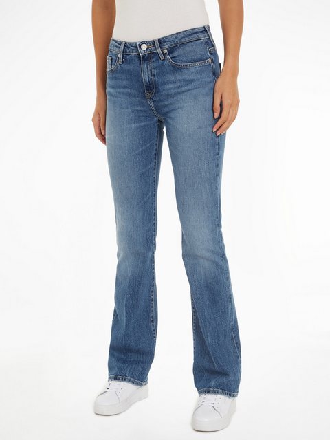 Tommy Hilfiger Bootcut-Jeans "BOOTCUT RW BEA", mit Leder-Badge günstig online kaufen