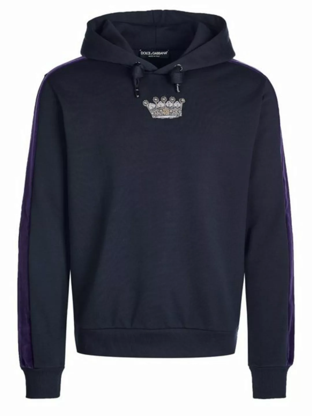 DOLCE & GABBANA Hoodie Dolce & Gabbana Pullover navy günstig online kaufen