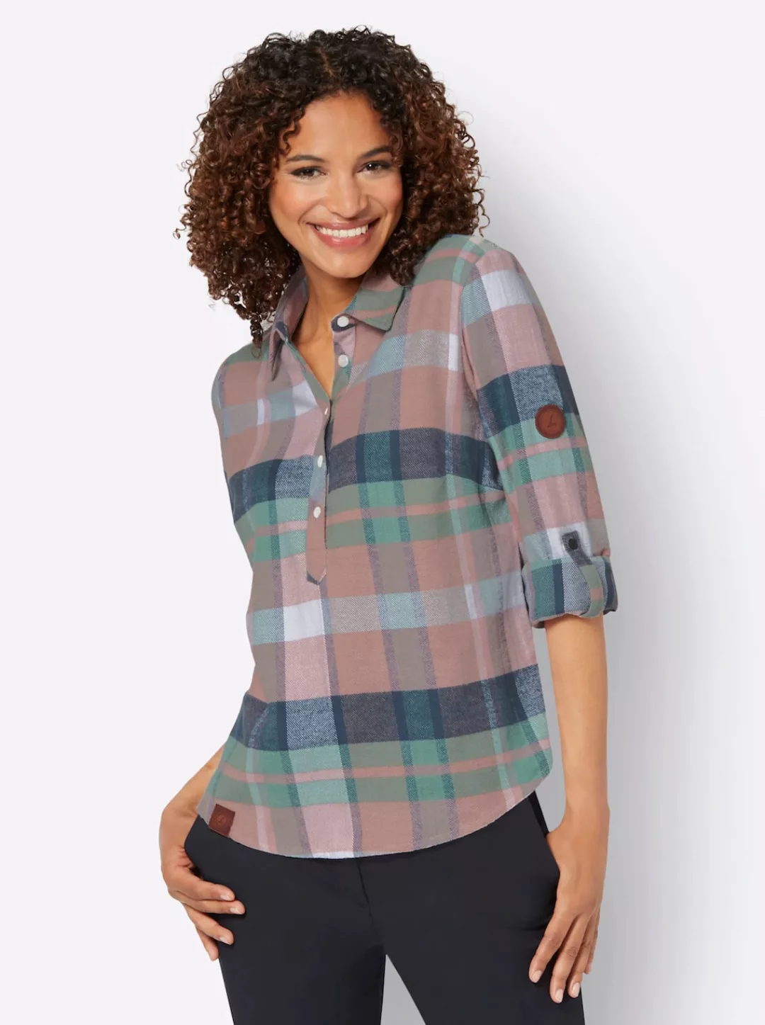 Casual Looks Flanellbluse günstig online kaufen