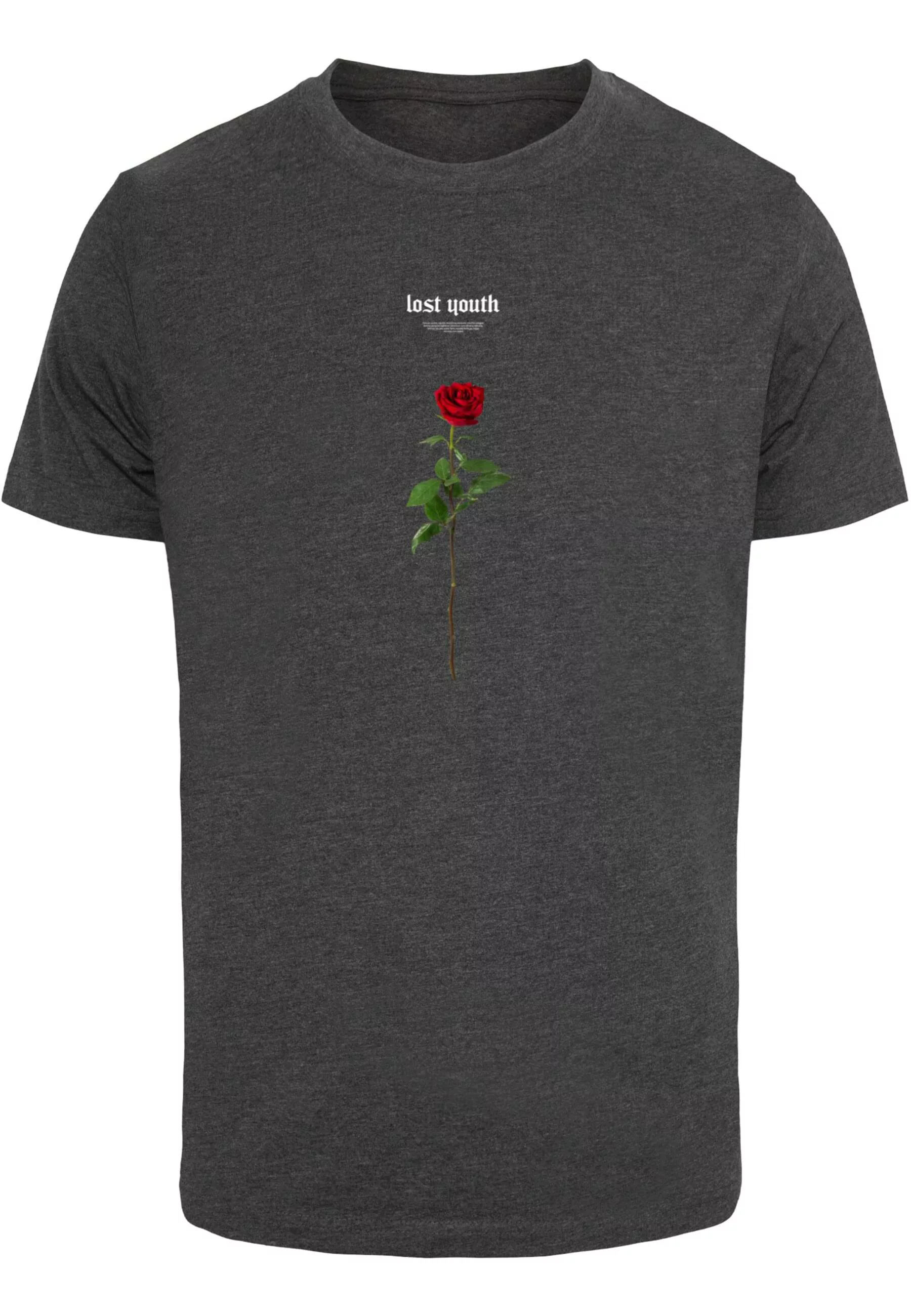 MisterTee Kurzarmshirt "MisterTee Herren Lost Youth Rose Tee", (1 tlg.) günstig online kaufen