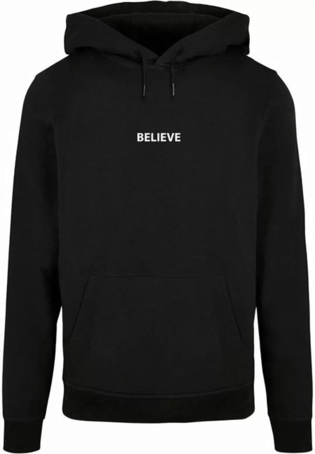 Merchcode Kapuzensweatshirt Merchcode Herren Believe Front Basic Hoody (1-t günstig online kaufen