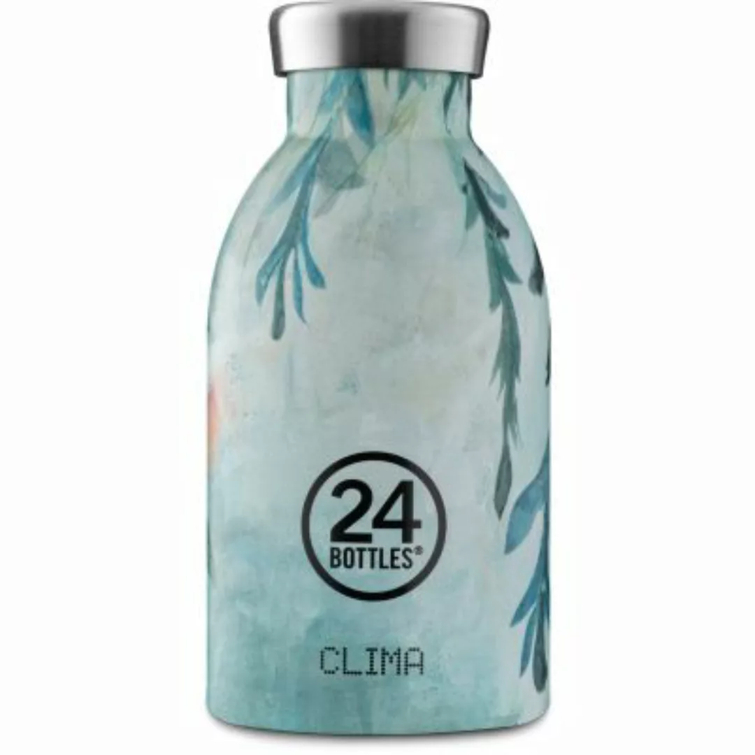 24Bottles Floral Clima Trinkflasche 330 ml Trinkflaschen grün günstig online kaufen