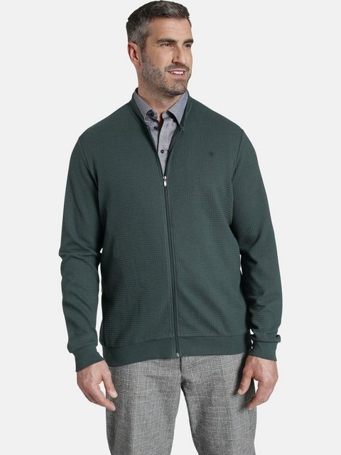 Charles Colby Sweatjacke DUKE BERTRAM in sportiver Waffelstruktur günstig online kaufen