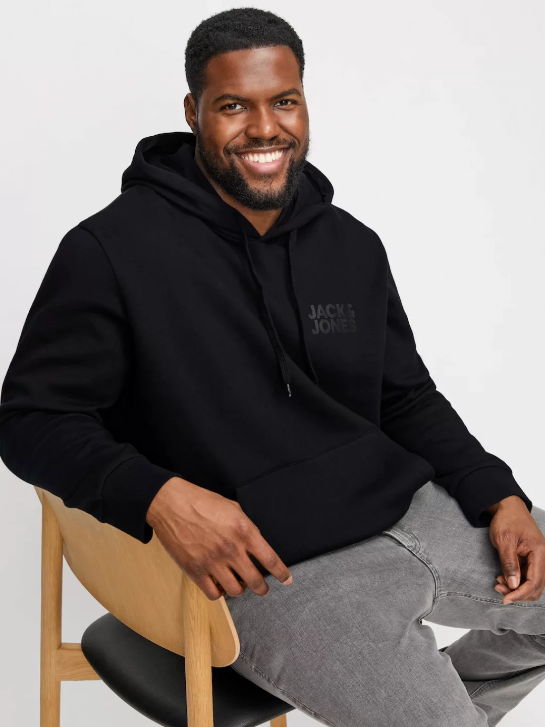 Jack & Jones PlusSize Kapuzensweatshirt "JJECORP LOGO SWEAT HOOD NOOS PLS", günstig online kaufen