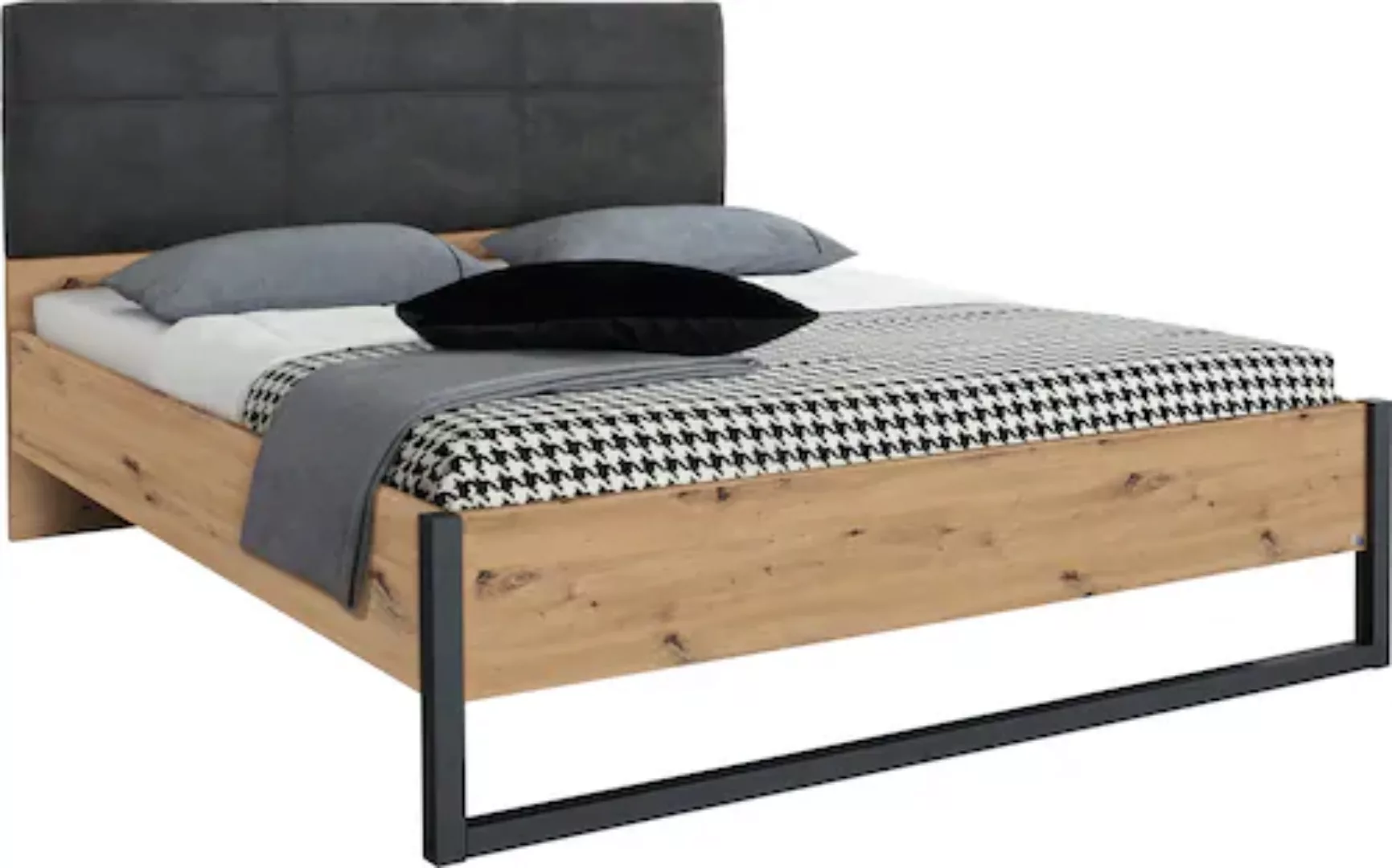 rauch Bett "Tampa", im modernen Industrial Style, Bettenkufe aus Metall günstig online kaufen