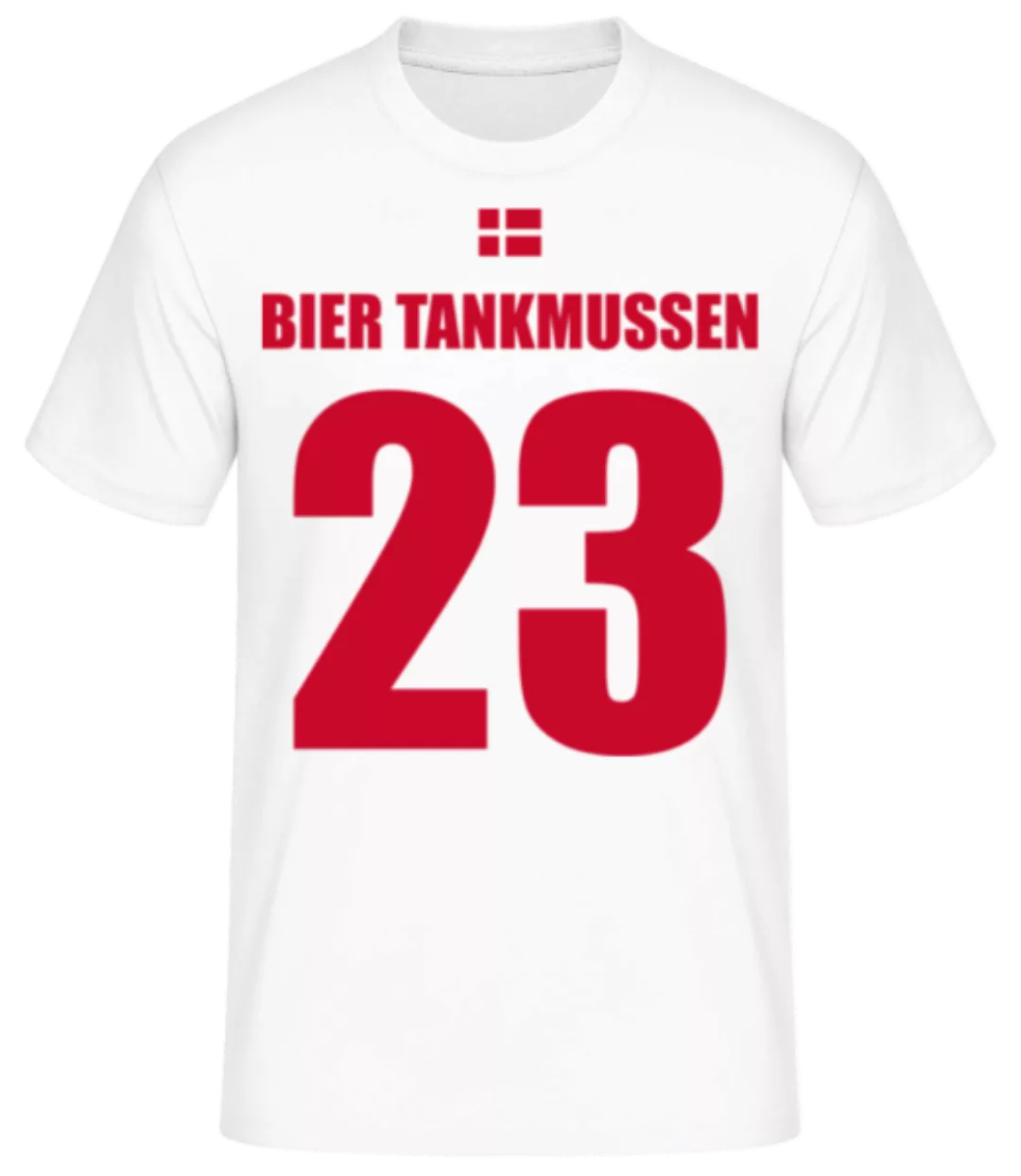 Dänemark Fußball Trikot Bier Tankmussen · Männer Basic T-Shirt günstig online kaufen