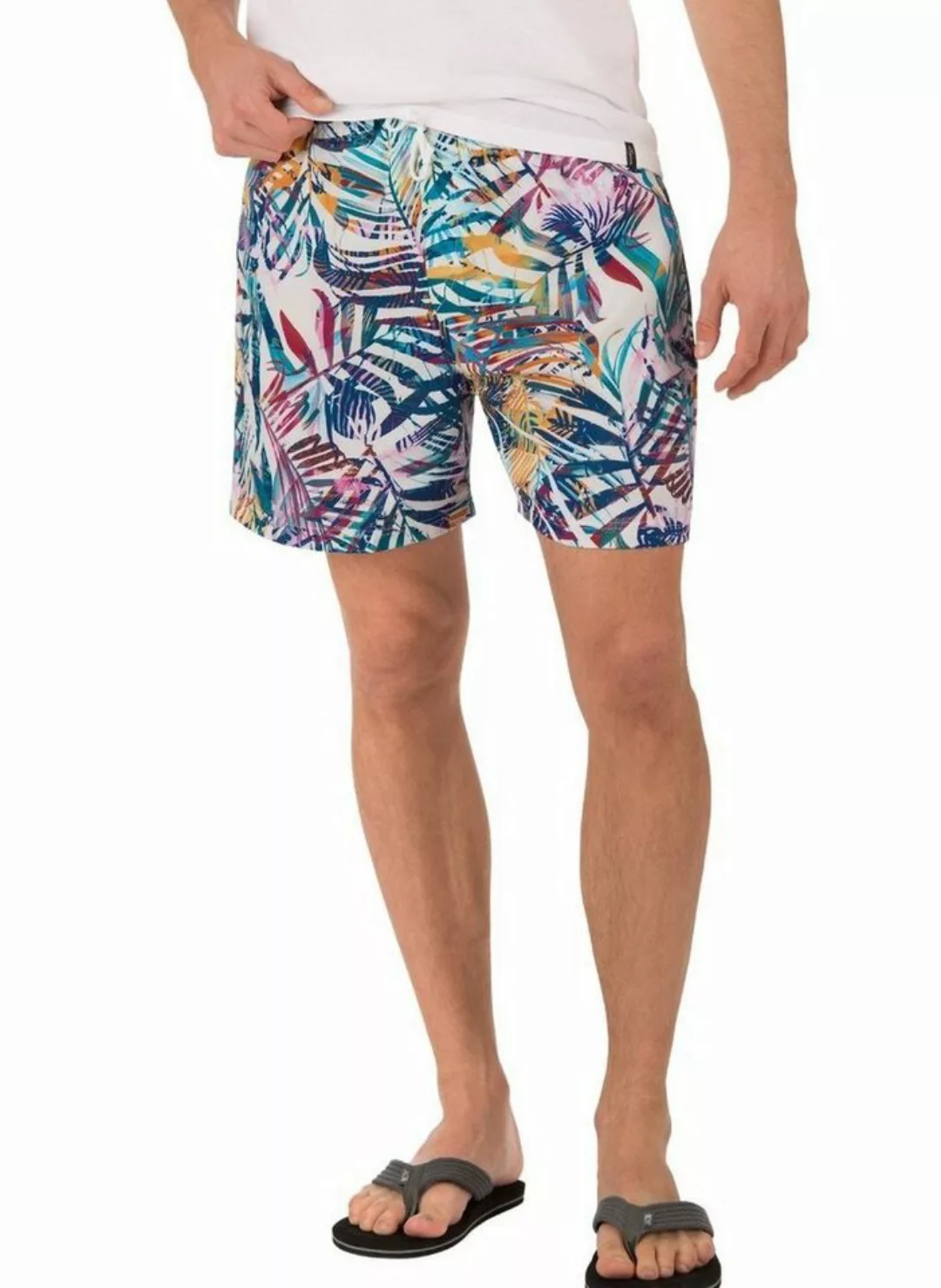 Trigema Shorts "TRIGEMA Bade-/Freizeitshorts mit Druckmotiv", (1 tlg.) günstig online kaufen