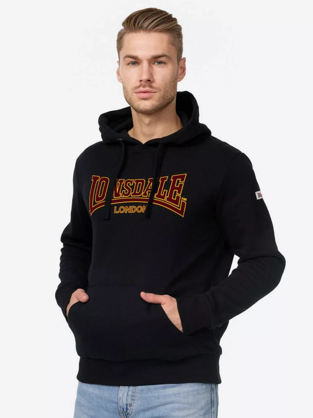 Lonsdale Hoodie Lonsdale Herren Kapuzenpullover Hooded Classic Ll002 günstig online kaufen