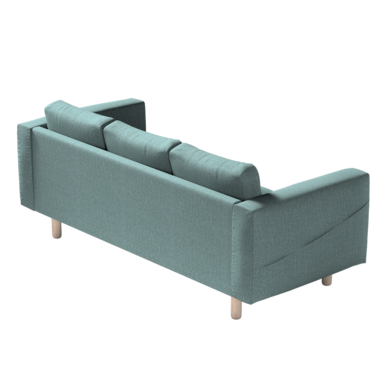 Bezug für Norsborg 3-Sitzer Sofa, grau- blau, Norsborg 3-Sitzer Sofabezug, günstig online kaufen
